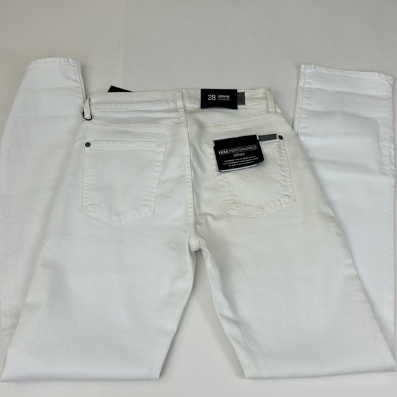 7 for all mankind white skinny slim straight leg size 28 - Picture 3 of 6